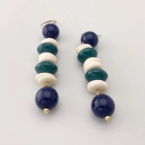MANGO Ceramic Ball Pendant Dangling Earrings